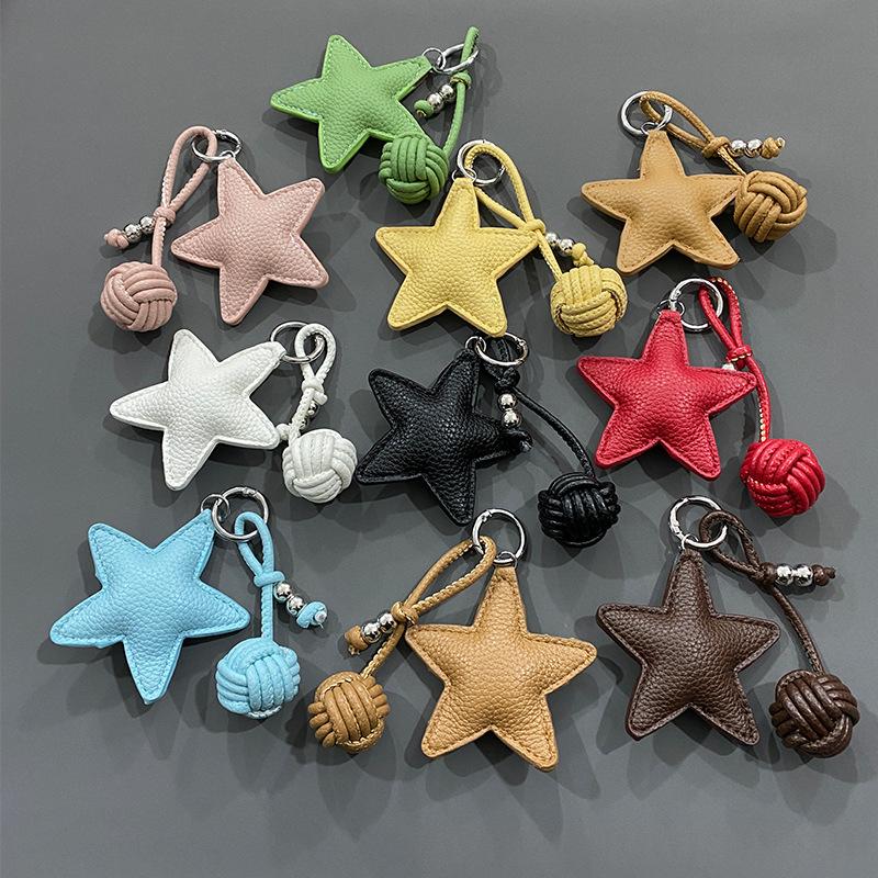 New Leather Pentagram Phone Lanyard