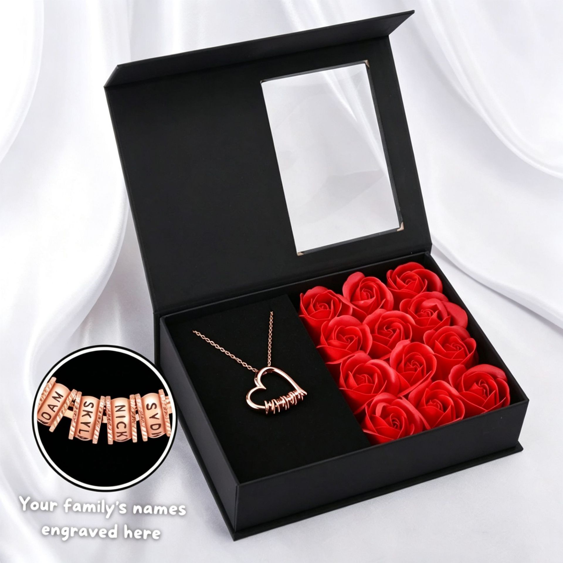 Personality Name Beaded Love Necklace