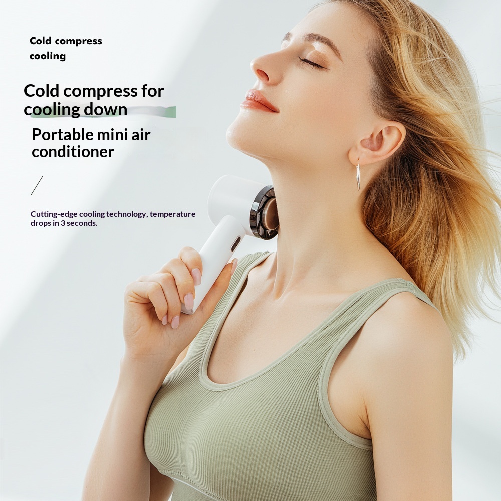 Handheld Ice-pack Fan Desk Fan
