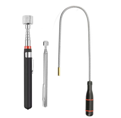 Led Telescopic Inspection Mirror Car With Lamp Universal Folding Square Mirror — foto 6