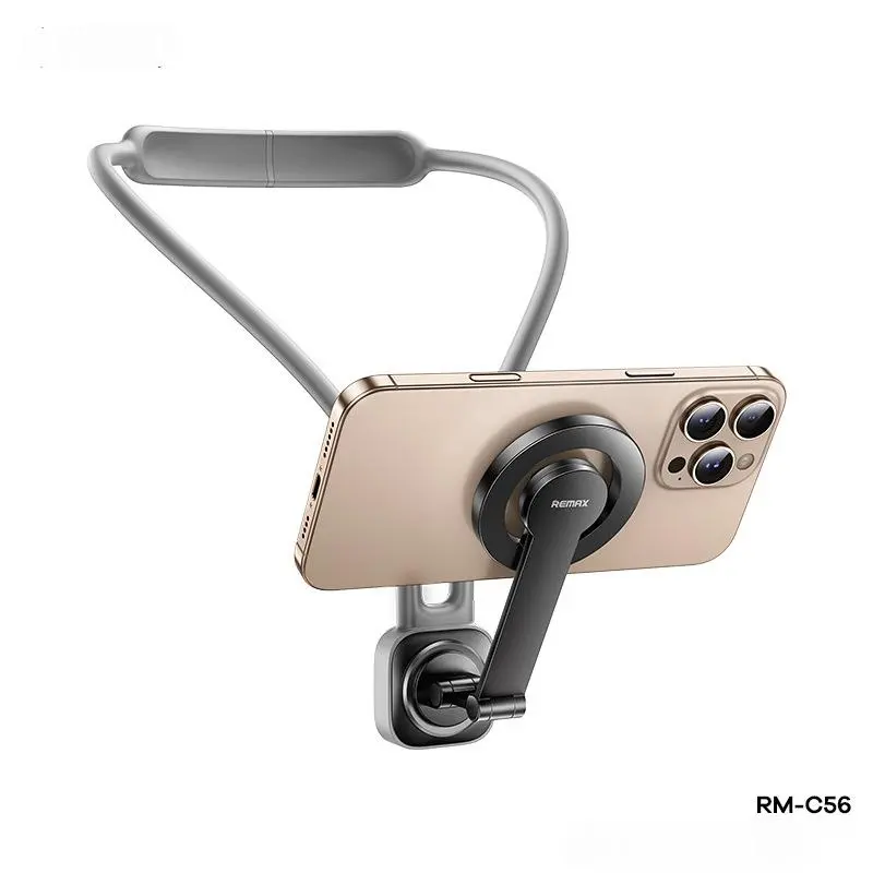 First-person Perspective Neck-mounted Magnetic Phone Holder