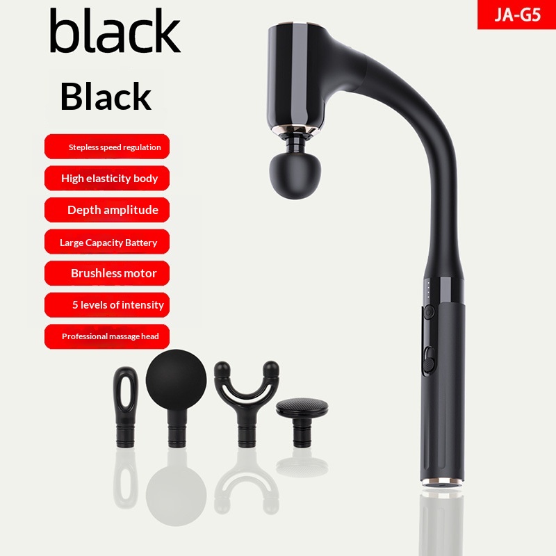 Mini pistolet de massage vibrant multi-têtes pour fascias – Image 2