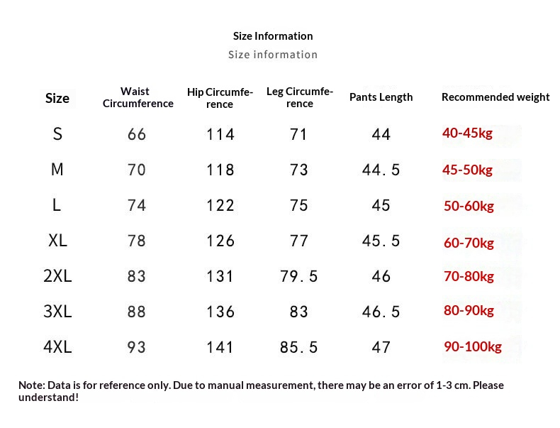High-Waist Wide-Leg Denim Shorts - Size Chart