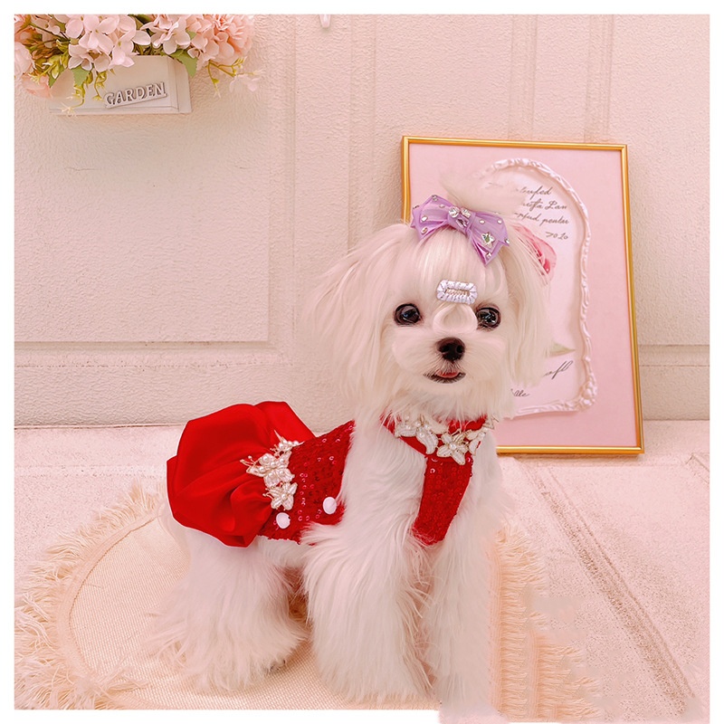 Maltese Dress Pet Dog Clothing 7