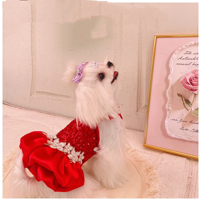 Maltese Dress Pet Dog Clothing 3