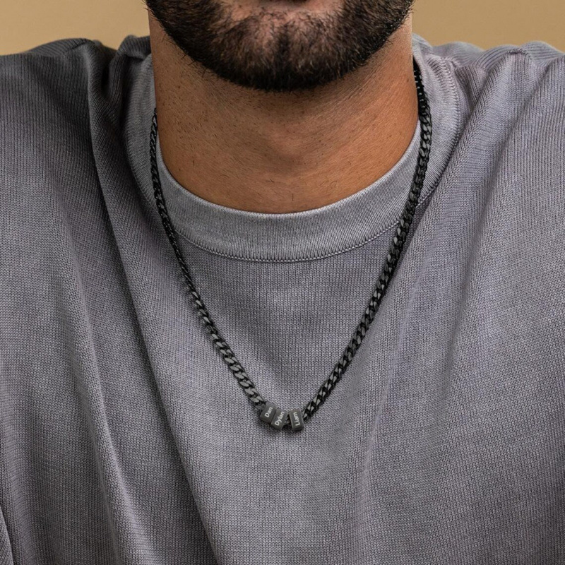 Adjustable Cuban Chain Pendant Necklace
