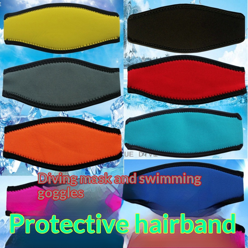 Diving Strap With Diving Mask Protective Case And Hair Protecting Headband Double Layered Mask Strap — foto 6