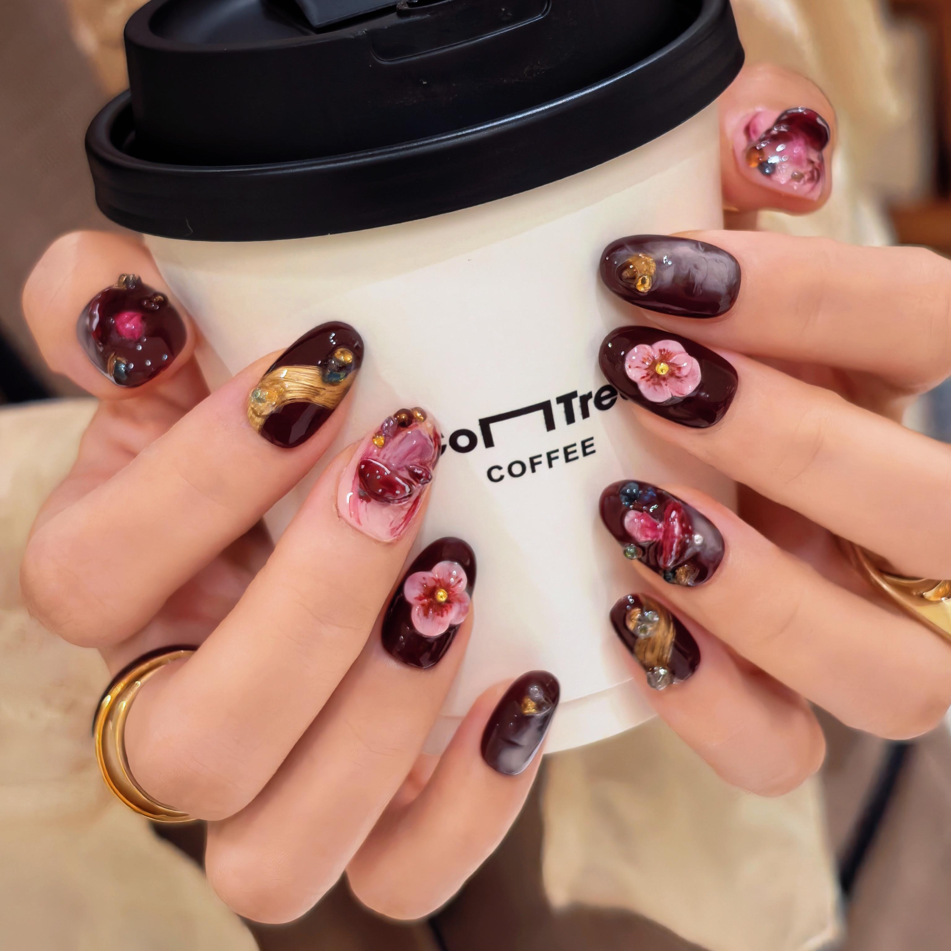 Handmade Wearable Nails, Short-style Nail Tips
