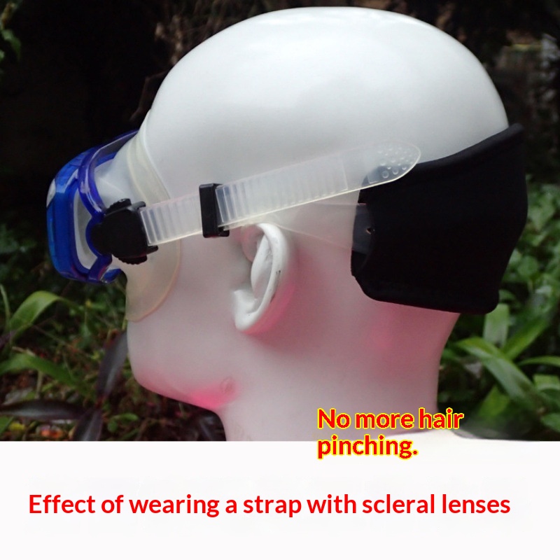 Diving Strap With Diving Mask Protective Case And Hair Protecting Headband Double Layered Mask Strap — foto 4