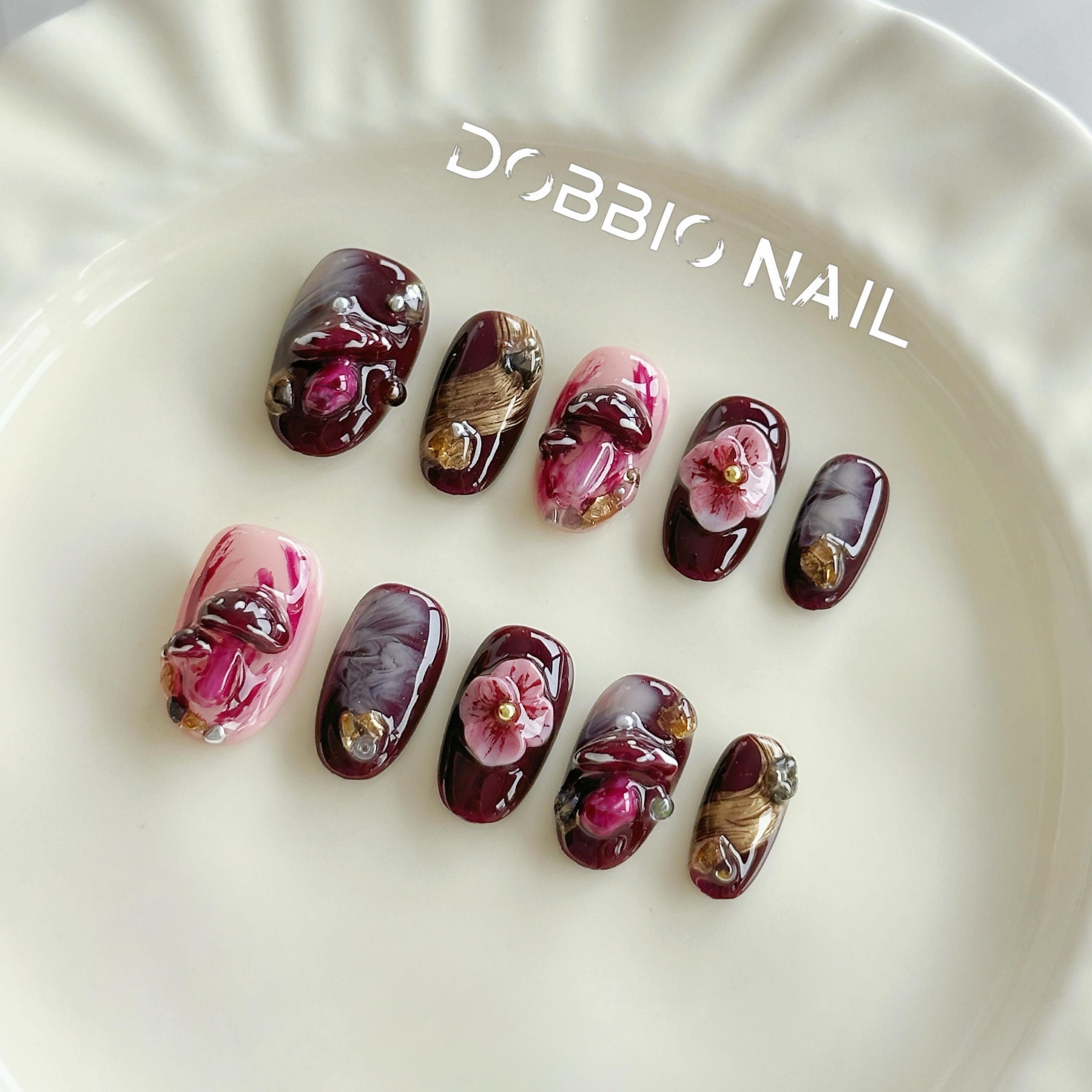 Handmade Wearable Nails, Short-style Nail Tips