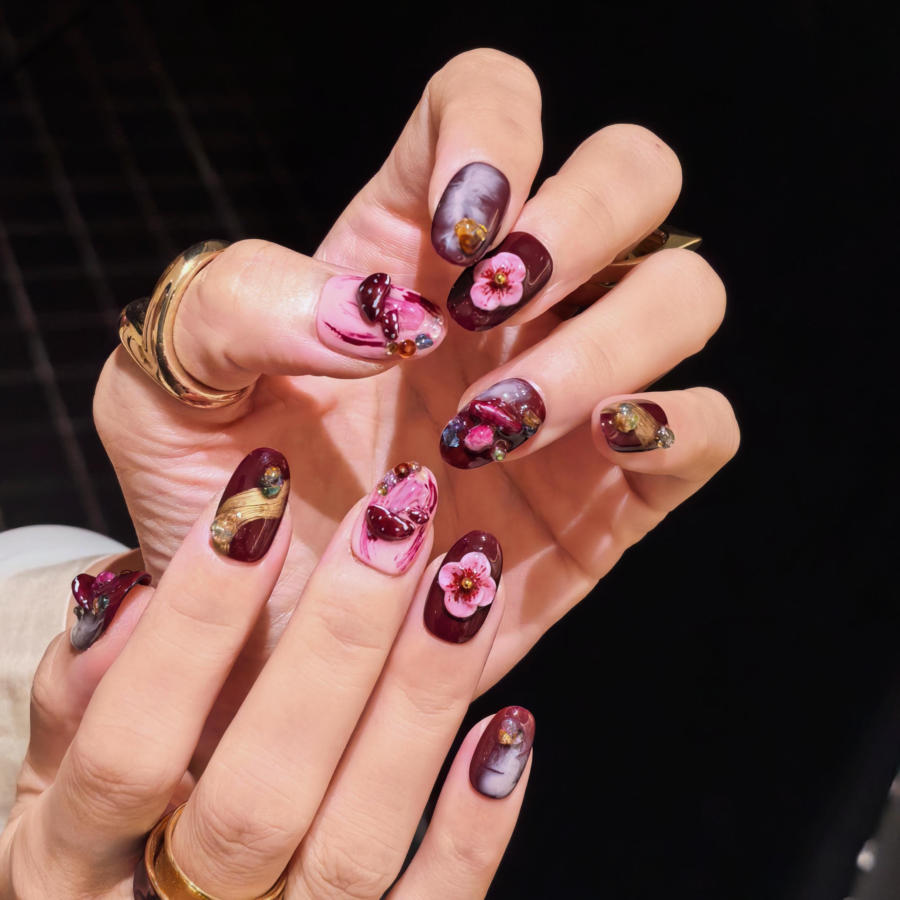 Handmade Wearable Nails, Short-style Nail Tips