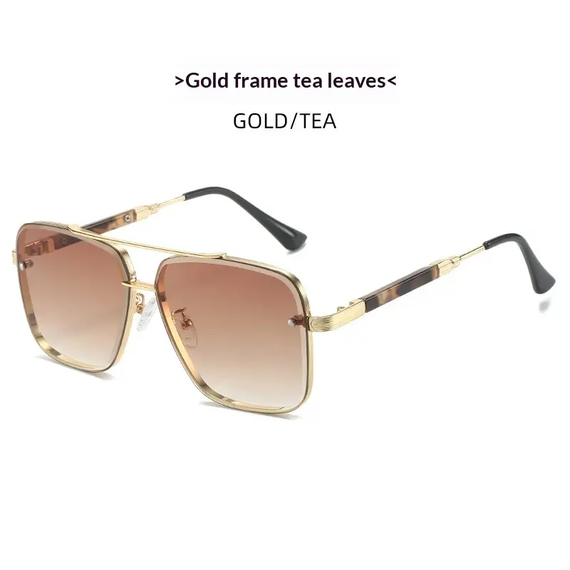 Mens Cross-border Metal Sunglasses
