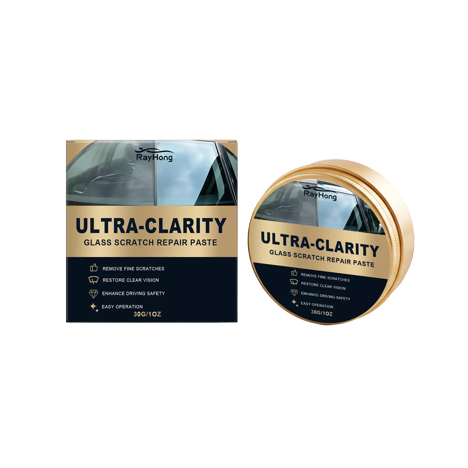 Ultra Clarity Glass Scratch Repair Paste