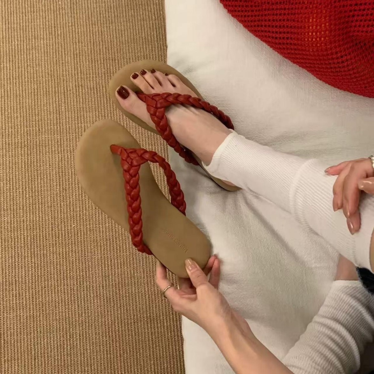 Woven Flip-Flops, picture 2 of 6