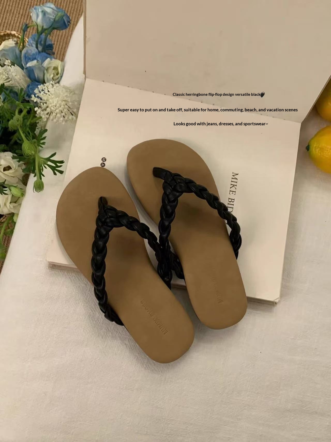 Woven Flip-Flops, picture 3 of 6