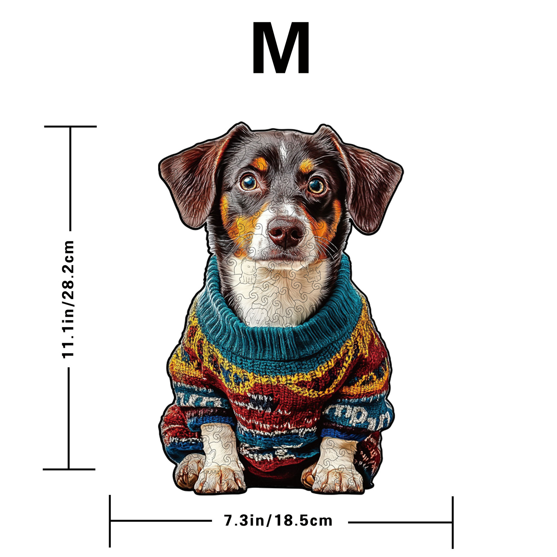 Sausage Dog Puzzle Wooden Alien Puzzle Festival Gift Puzzle Stress Relief Game 3