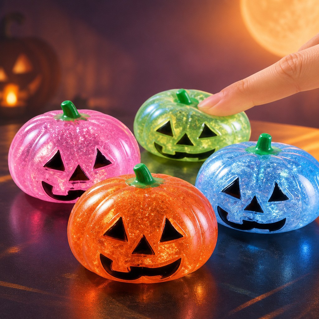 Halloween Gift Scary Dumpling Squeeze Toy With Bounceback