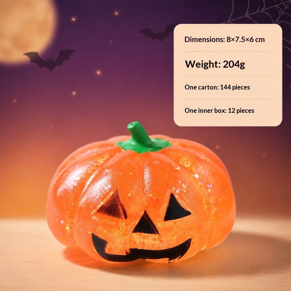 Halloween Gift Scary Dumpling Squeeze Toy With Bounceback 4