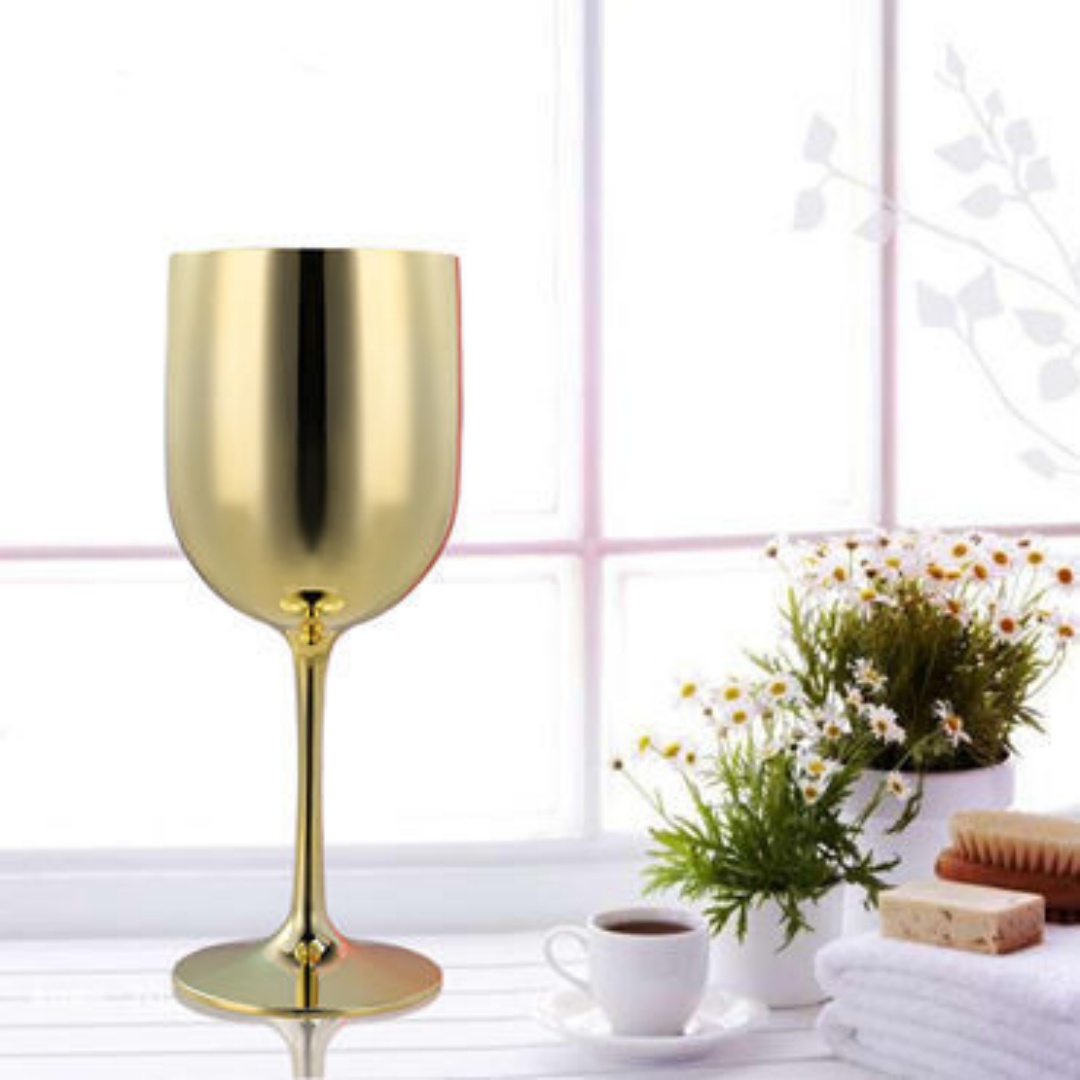 Plastic Red Wine Glass Straight-sided Champagne Flute Stemmed