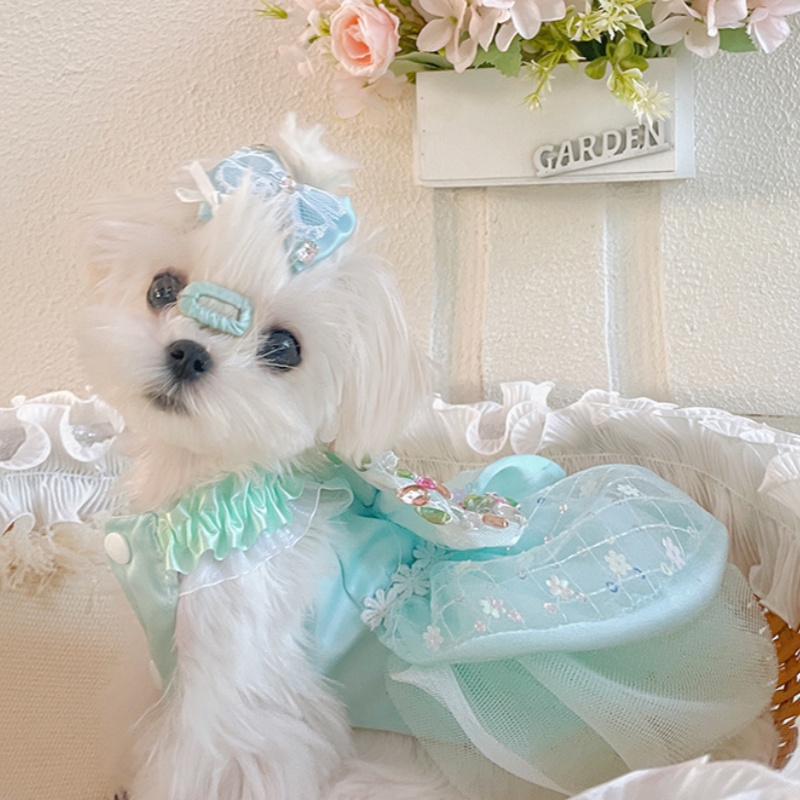 Maltese Princess Dress Pet Clothes Summer