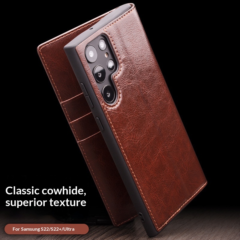 Leather Phone Case Protective Flip Cover With Card Slots