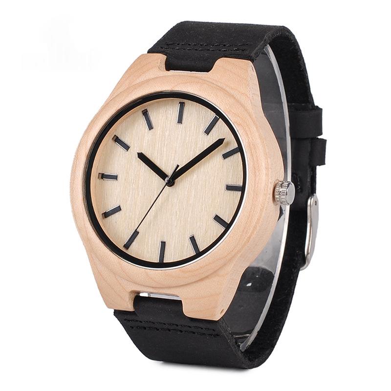 Wooden Classic Wooden Pointer-style Quartz Watch 2