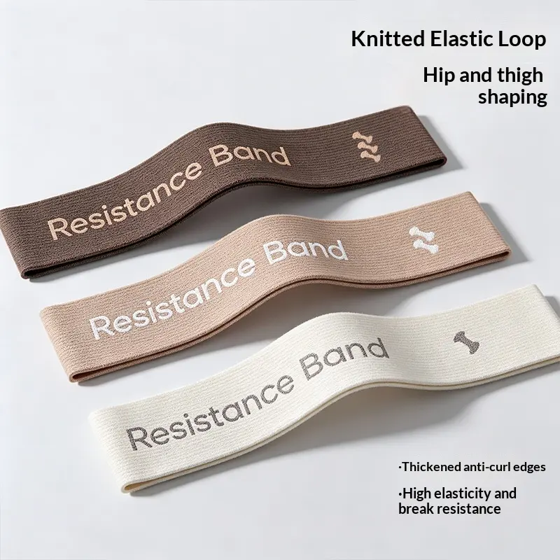 Knitted Yoga Fitness Womens Elastic Loop Resistance