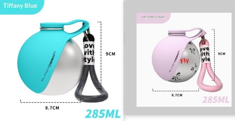 Creative Portable Outdoor Pet Stainless Steel Water Cup Small Dog Water Bottle Convenient Dog Drink Dispenser Puppy Travel Portable Water Bowl Pet Products — foto 20