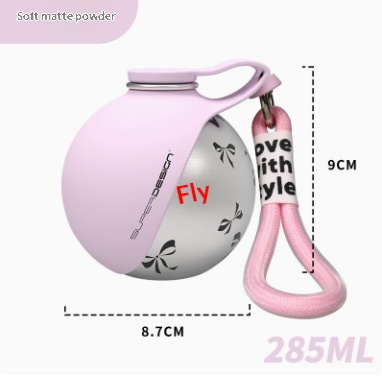 Creative Portable Outdoor Pet Stainless Steel Water Cup Small Dog Water Bottle Convenient Dog Drink Dispenser Puppy Travel Portable Water Bowl Pet Products — foto 3