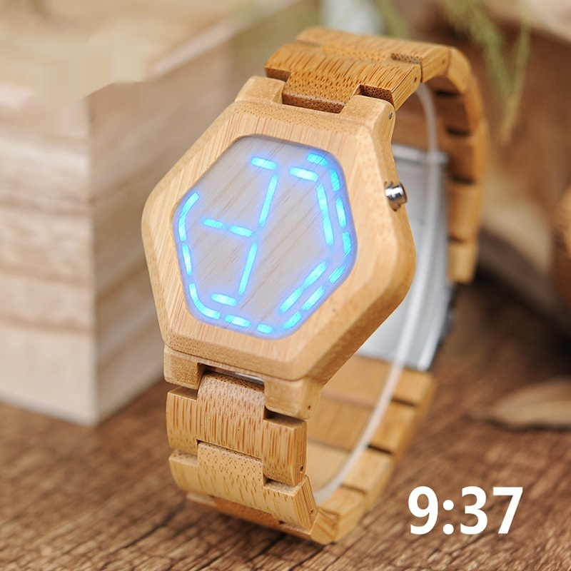 Classic Wooden Quartz Analog Watch 3