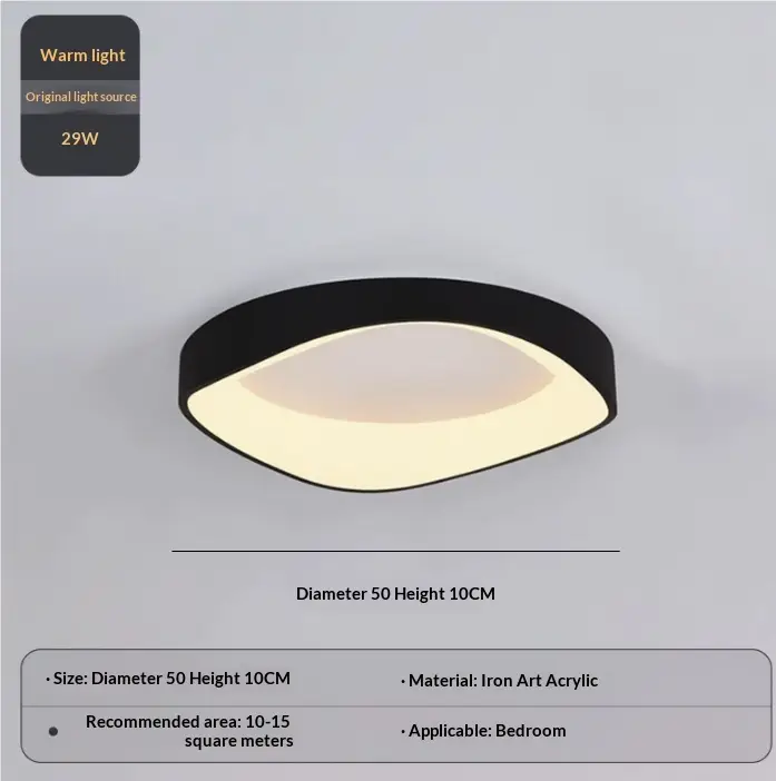 Mid-ancient Full Spectrum Bedroom Study Intelligent Ceiling Lamp