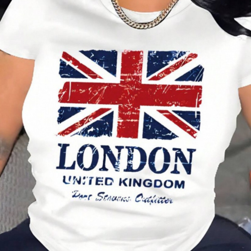Maweii Fashionable London UK Flag Heat Transfer Prin