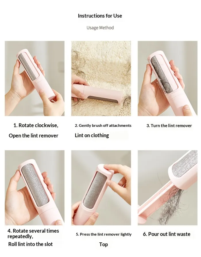 Reusable Pet Hair Remover Brush - detail photo 1