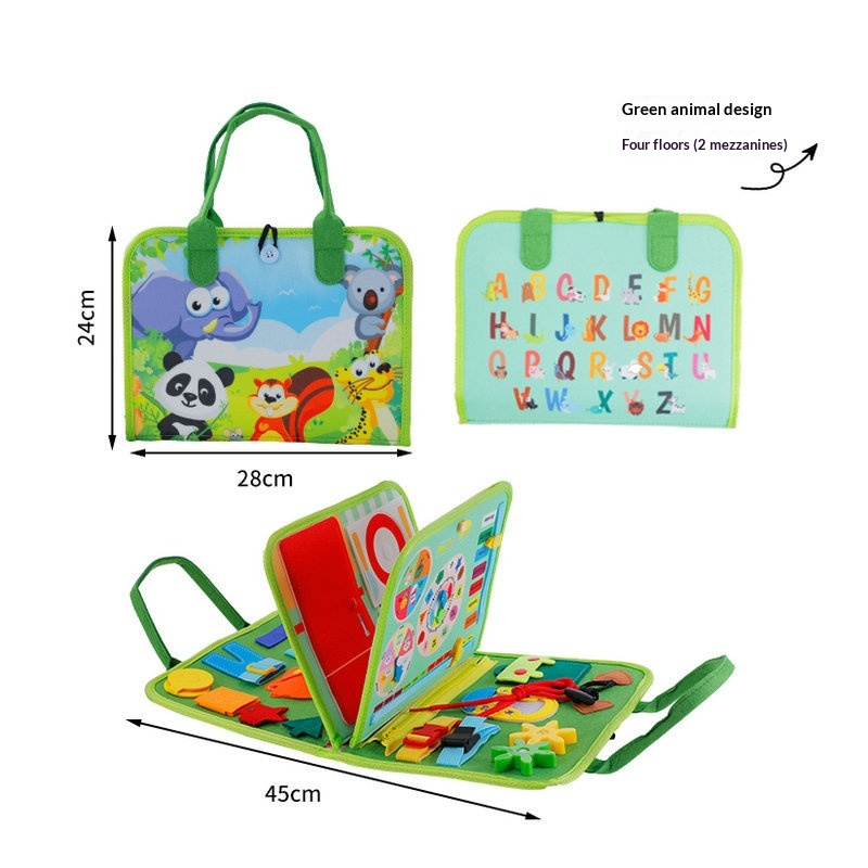 Felt Learning Board Early Educational Tear-and-peel Book