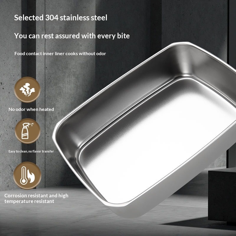 Portable Electric Lunch Box With Plug-in Heating Function 5