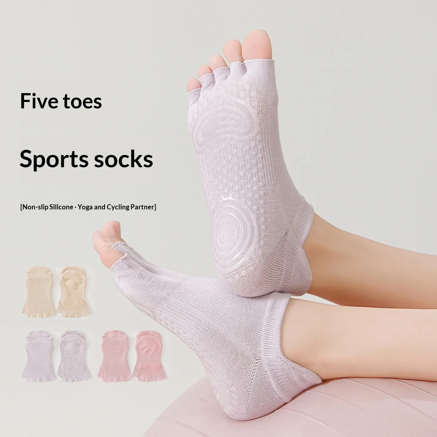 Springsummer Open-toe Five-finger Socks Yoga