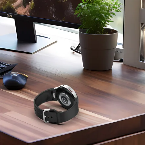 Silicone Watch Strap with 5Pro-style Button Clasp