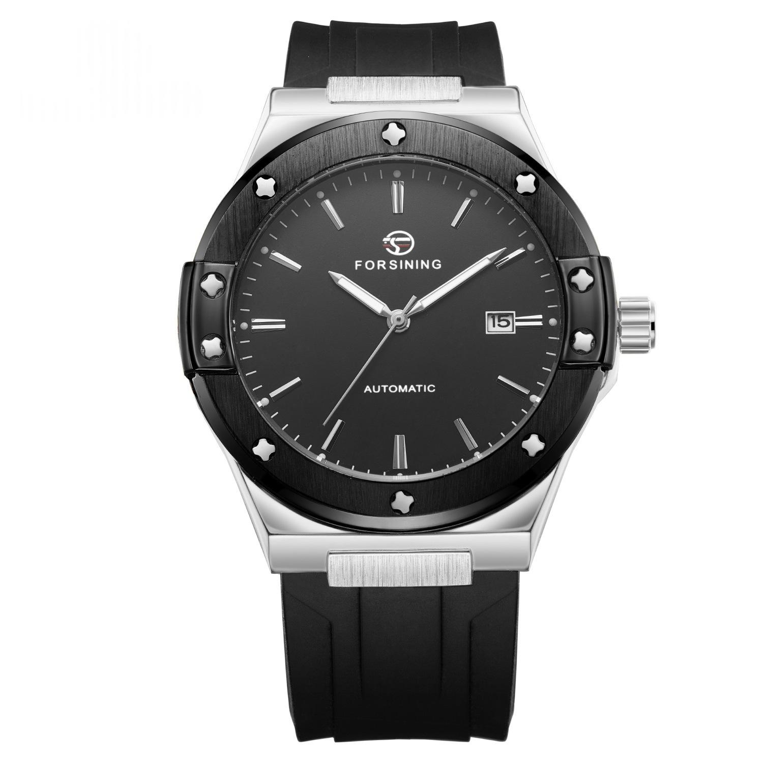 Mens Strap Non-Quartz Fully Automatic Mechanical Watch 10