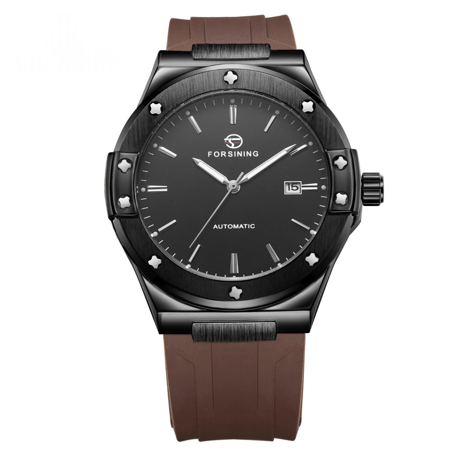 Mens Strap Non-Quartz Fully Automatic Mechanical Watch 5