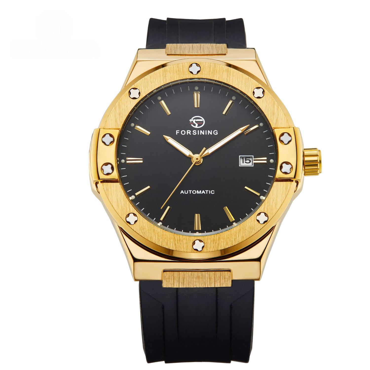Mens Strap Non-Quartz Fully Automatic Mechanical Watch 8