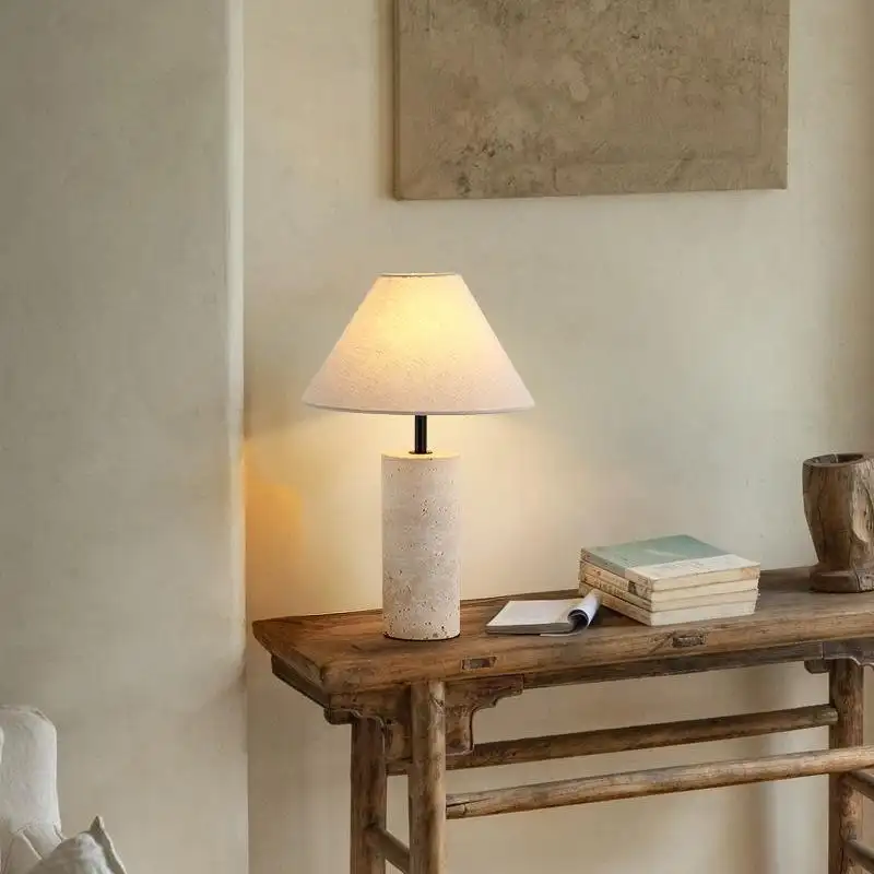 Huangdong Stone Table Lamp American-style Vintage Decorative Ambient Light