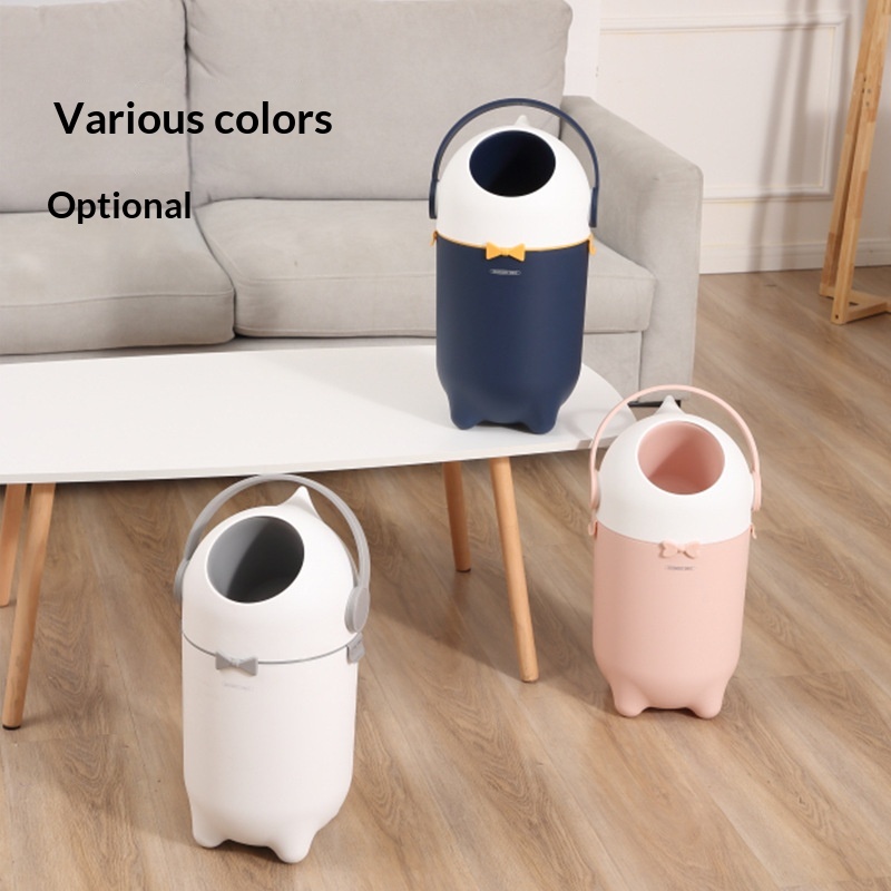Baby-sealed Plastic Baby Trash Can 3