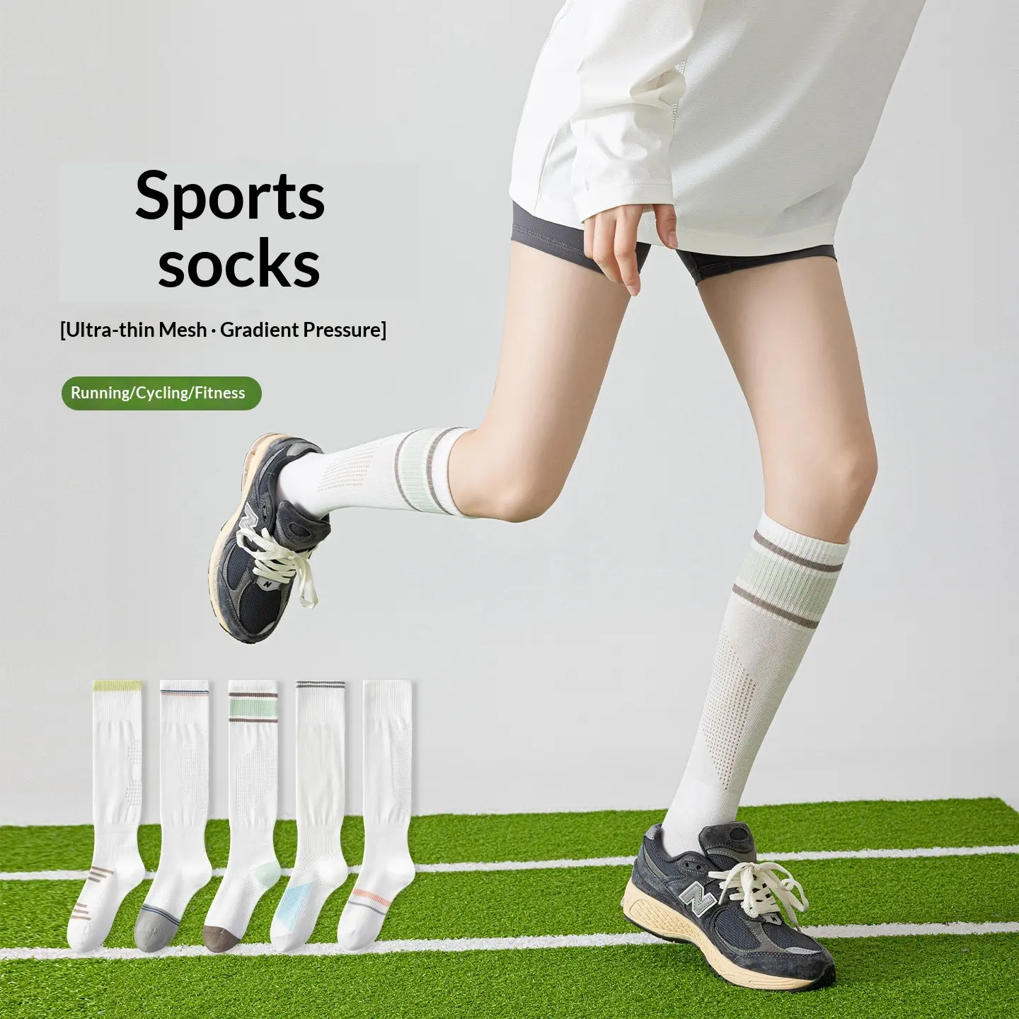 Ultra Thin Lightly Compressive Breathable Leg Length
