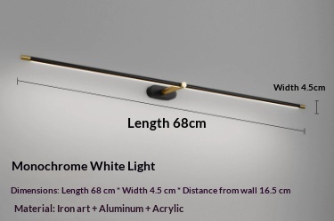 Lampe de vanité simple, table de maquillage, salle de bains, miroir, armoire – Image 5
