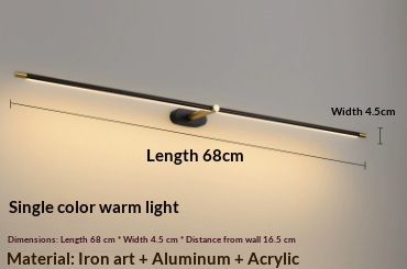Lampe de vanité simple, table de maquillage, salle de bains, miroir, armoire – Image 7