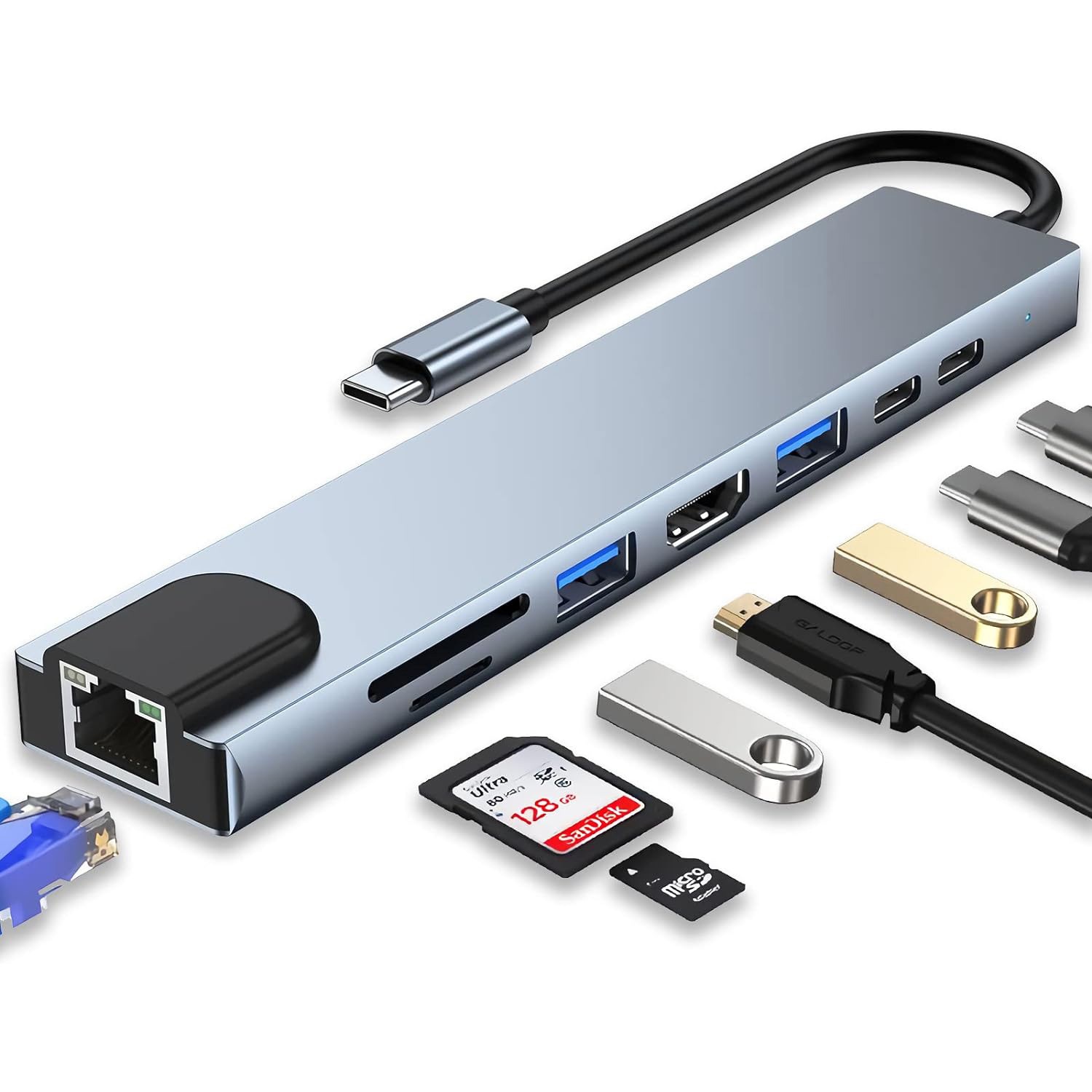 8 In 1 USB-C Hub