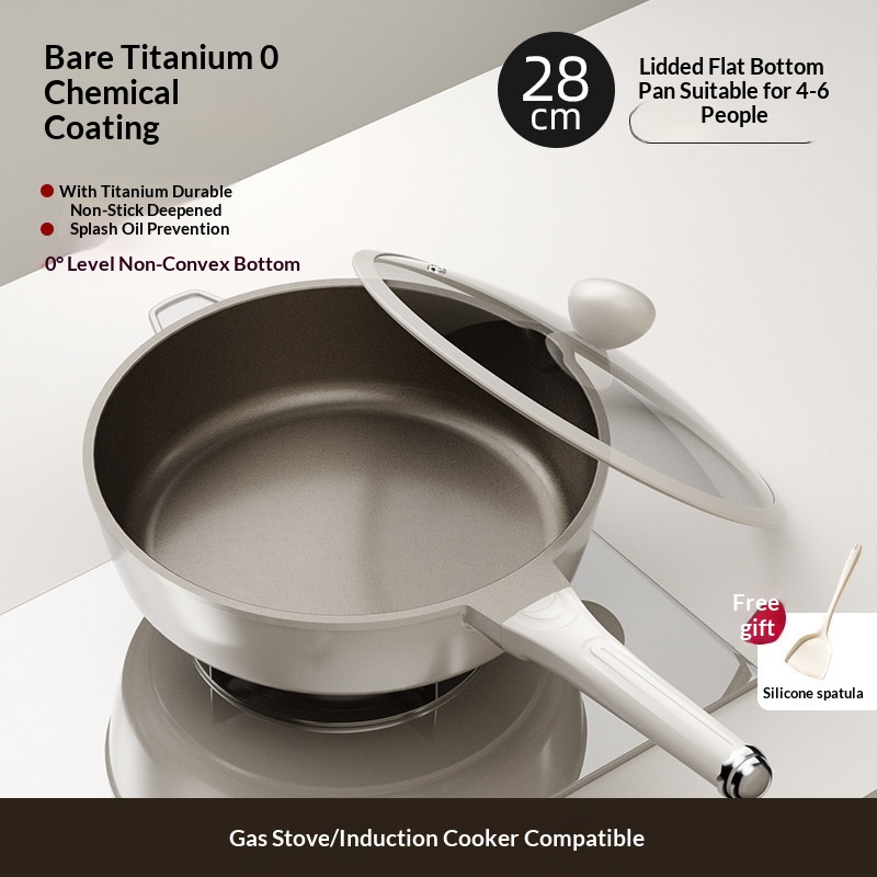 Nonstick Frying Pan Electric And Gas Stove Compatible Cooking Wok For Home Use — foto 10