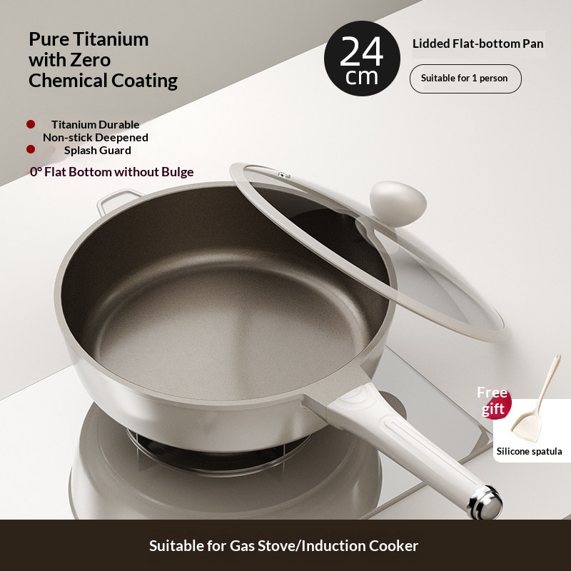 Nonstick Frying Pan Electric And Gas Stove Compatible Cooking Wok For Home Use — foto 9