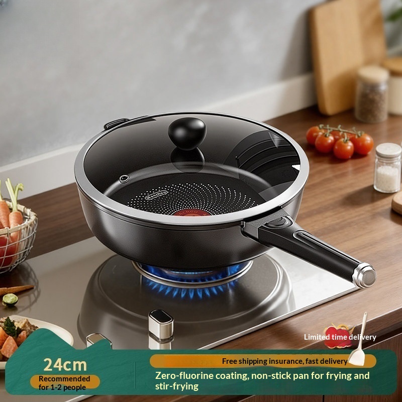 Nonstick Frying Pan Electric And Gas Stove Compatible Cooking Wok For Home Use — foto 5