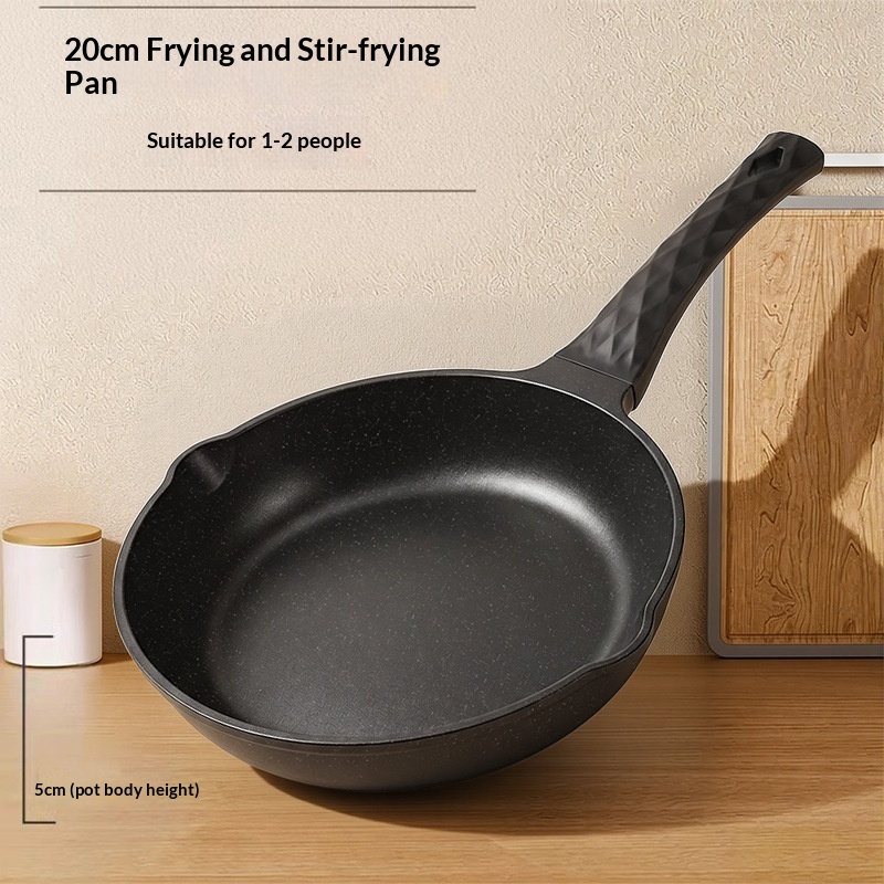 Nonstick Frying Pan Electric And Gas Stove Compatible Cooking Wok For Home Use — foto 3